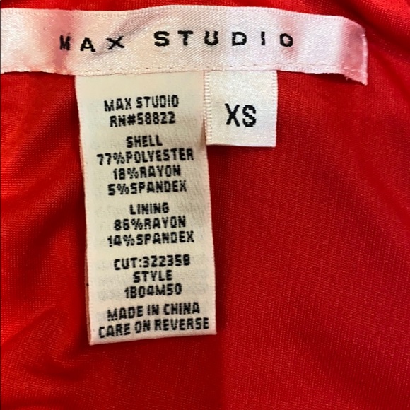 Red ruffle Max Studio dress - Picture 6 of 6